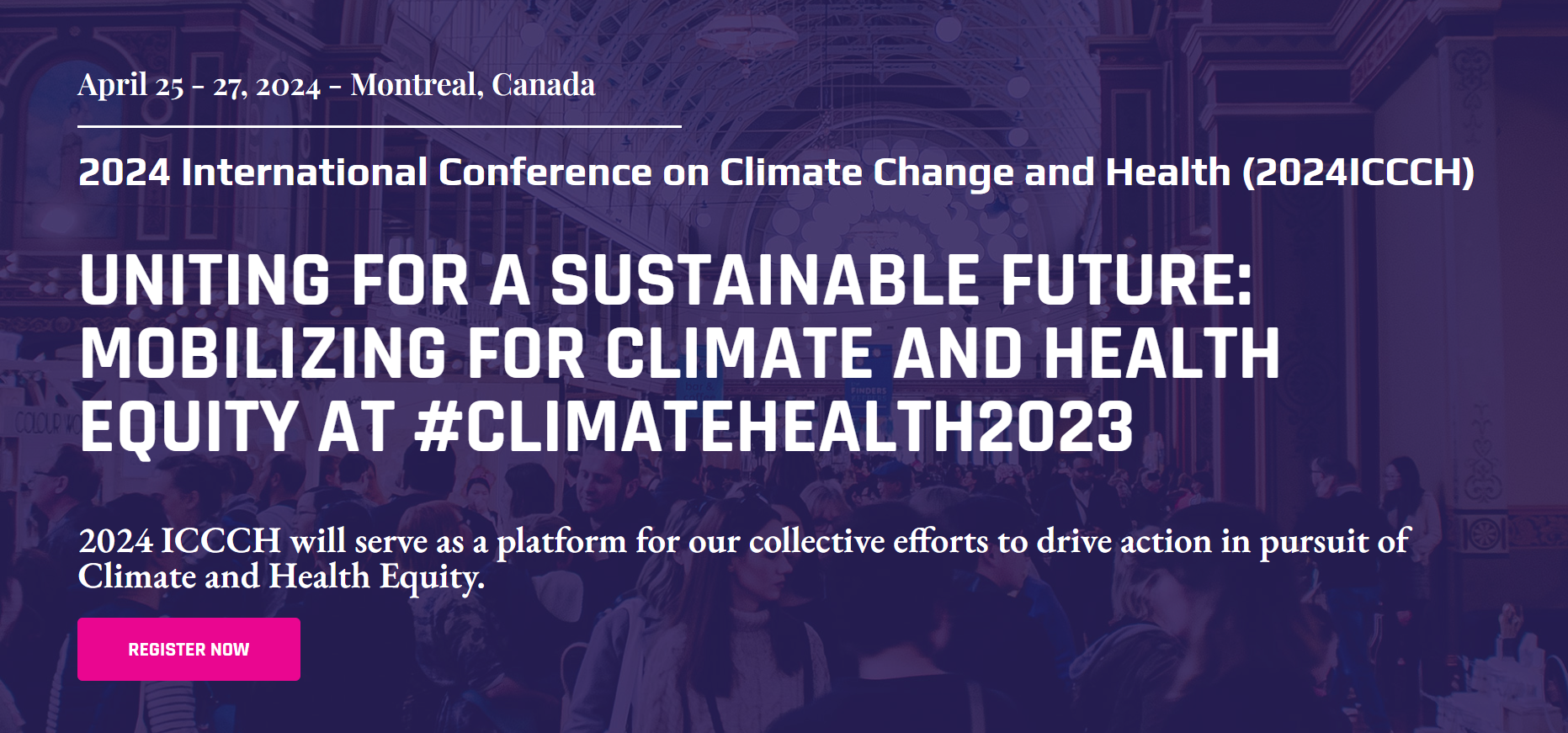 2024 International Conference on Climate Change and Health (2024ICCCH)